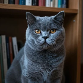 Blue British Shorthair kitten