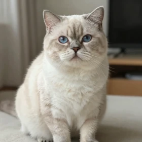Colorpoint British Shorthair cat