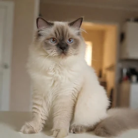 Seal Colorpoint Ragdoll kitten