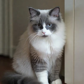 Seal Bicolor Ragdoll kitten